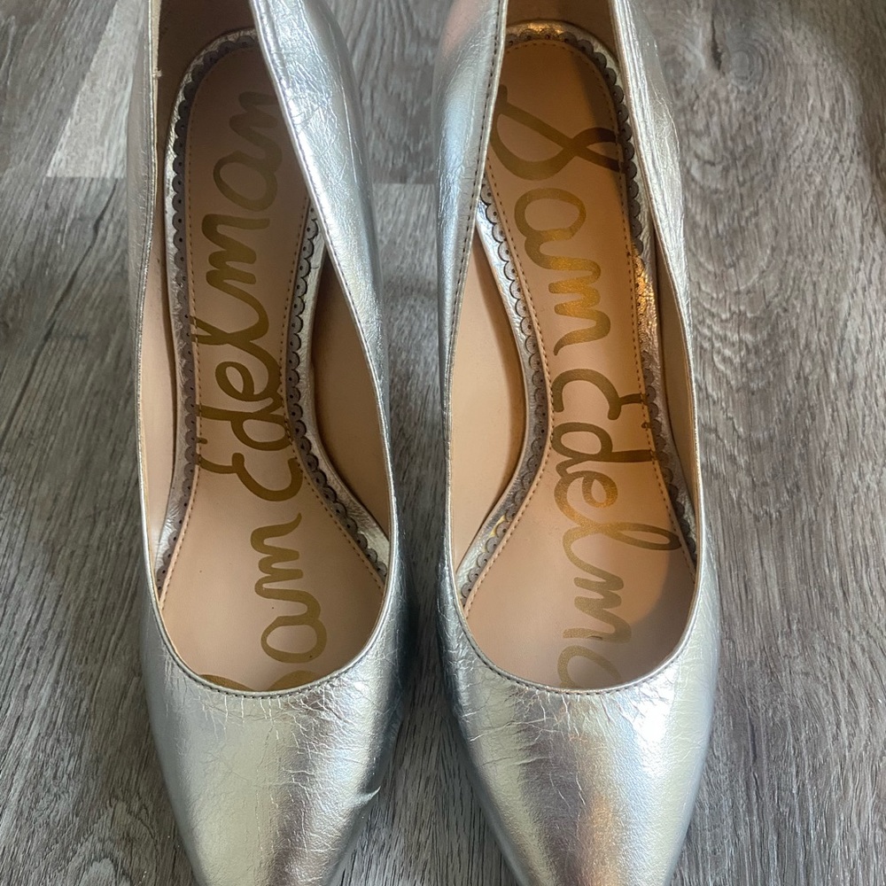 Sam Edelman Hazel Heels in Silver